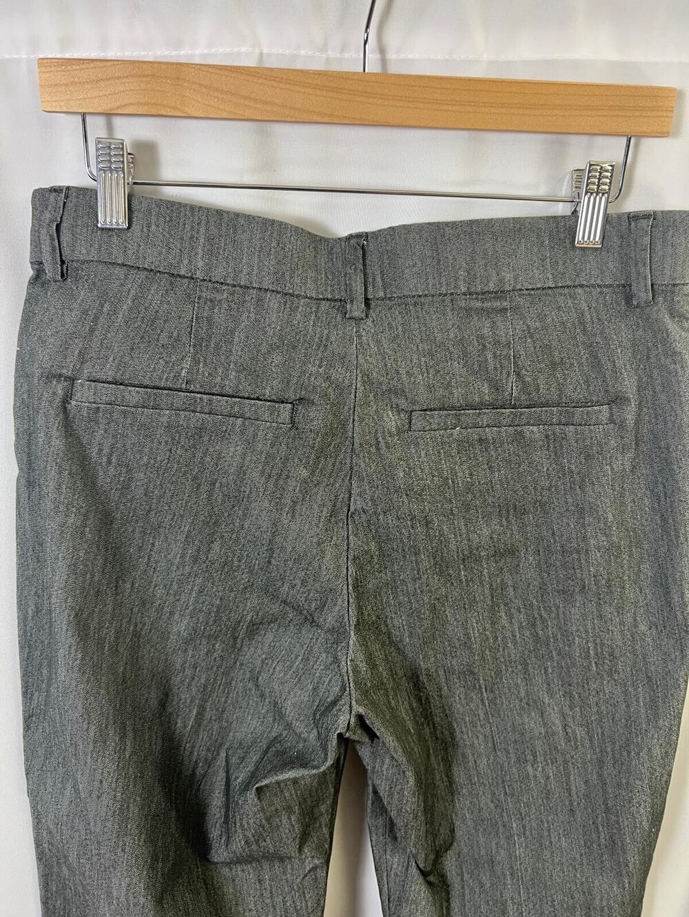 Lee Regular Fit Trouser Gray Mid Rise Regular M Flex Motion - Picture 11 of 12